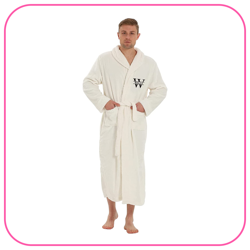 Personalized Waffle Robe