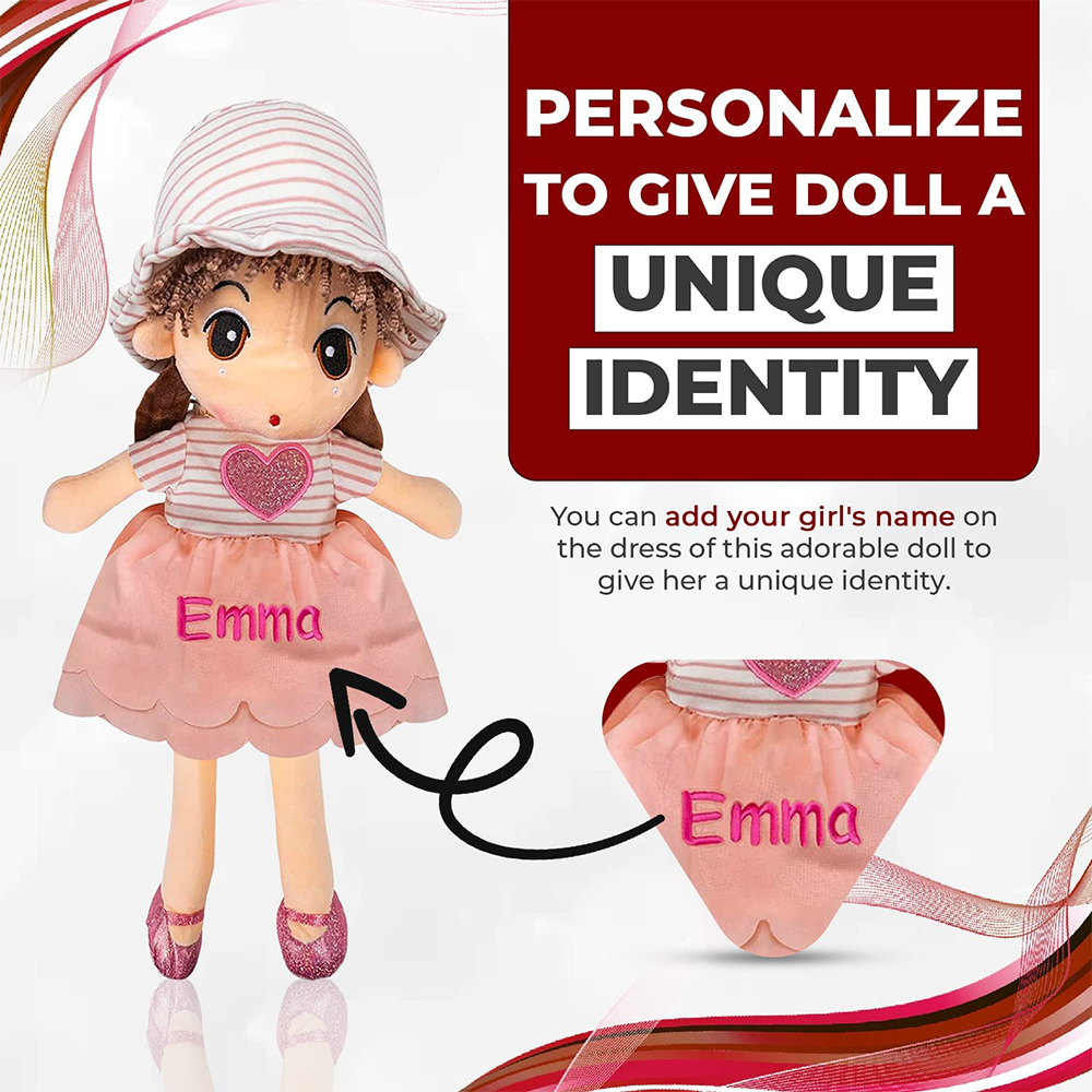 Personalized Plush Doll for Little Girls