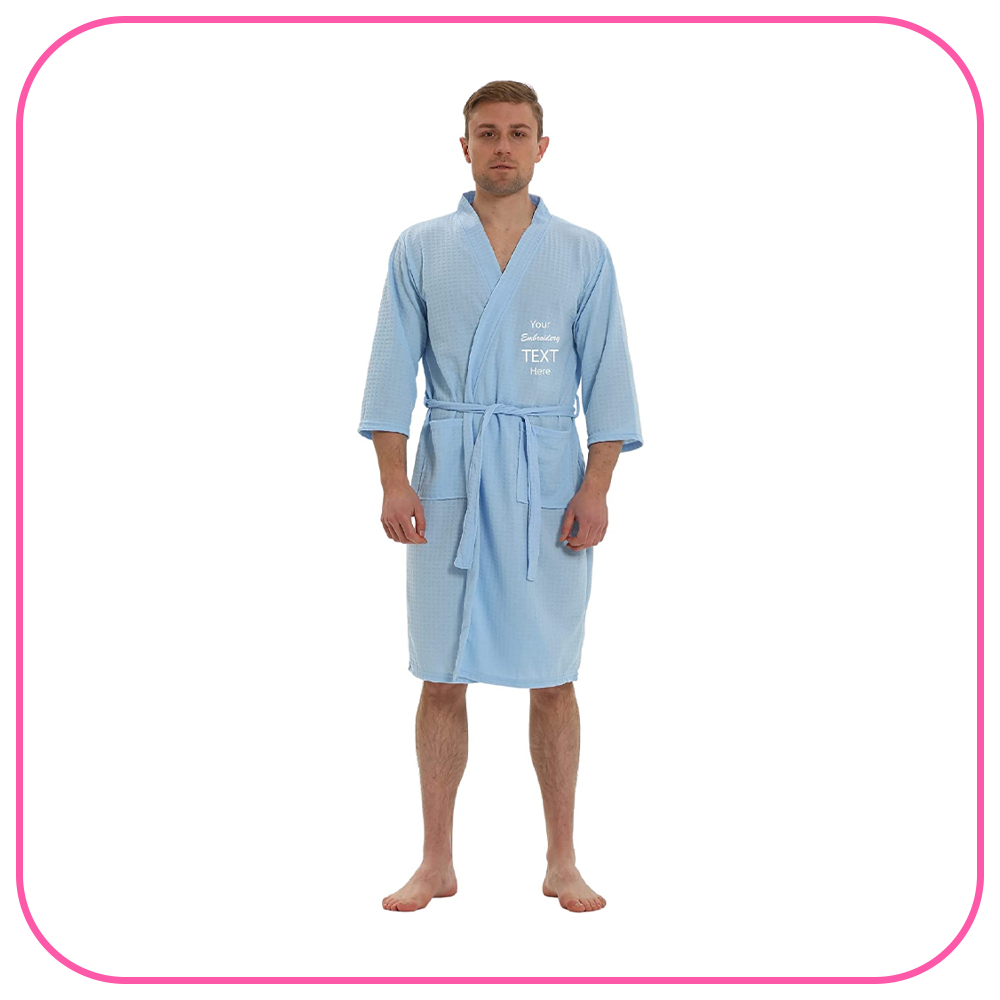 Personalized Waffle Robe
