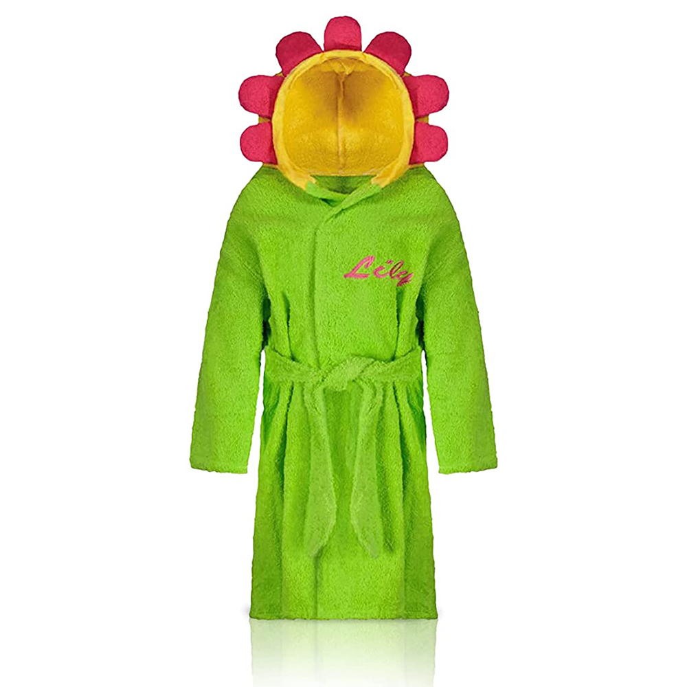 Personalized kids bathrobes - Plush Animal Hooded children's bathrobes