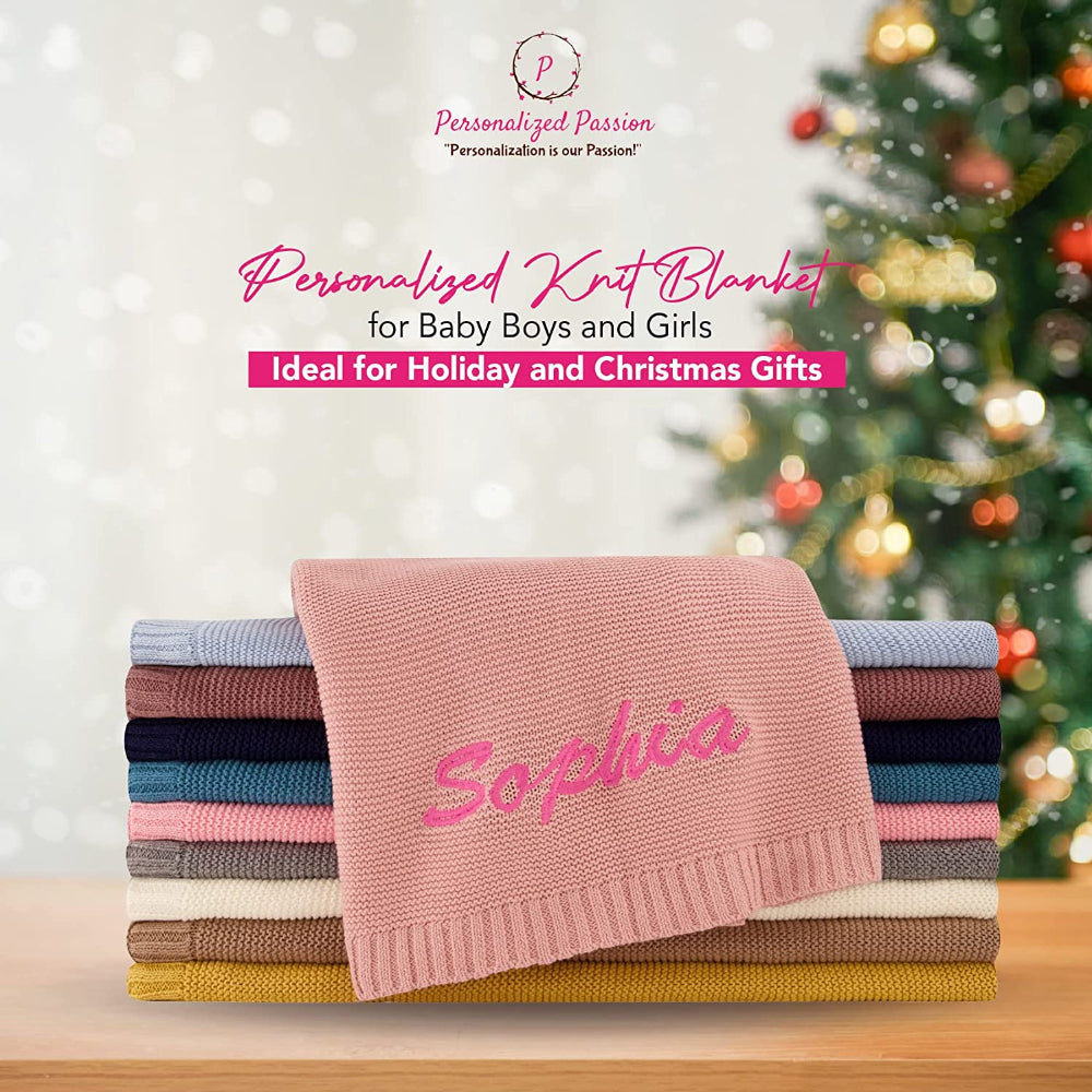 Personalized Baby Blankets for Toddler -  Super Soft Baby Blankets