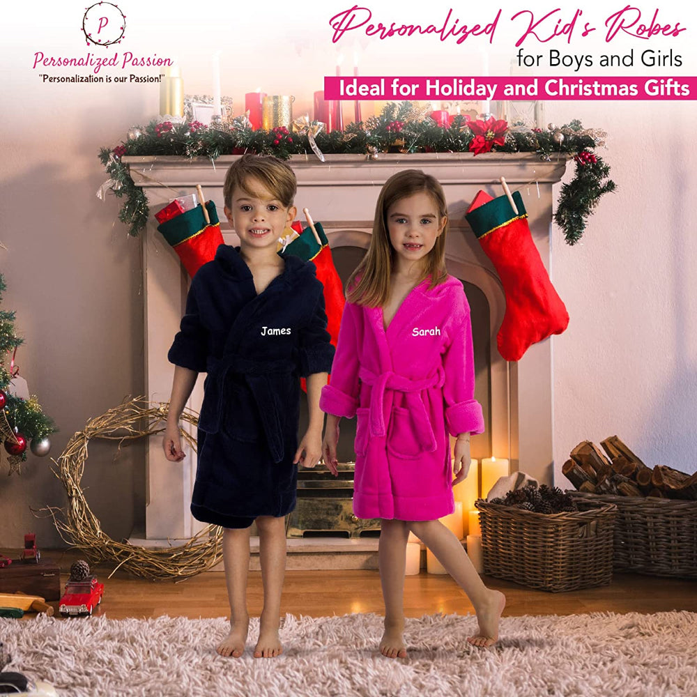 Personalized Comfy Girls Robes - Boys Robes - Personalized Passion