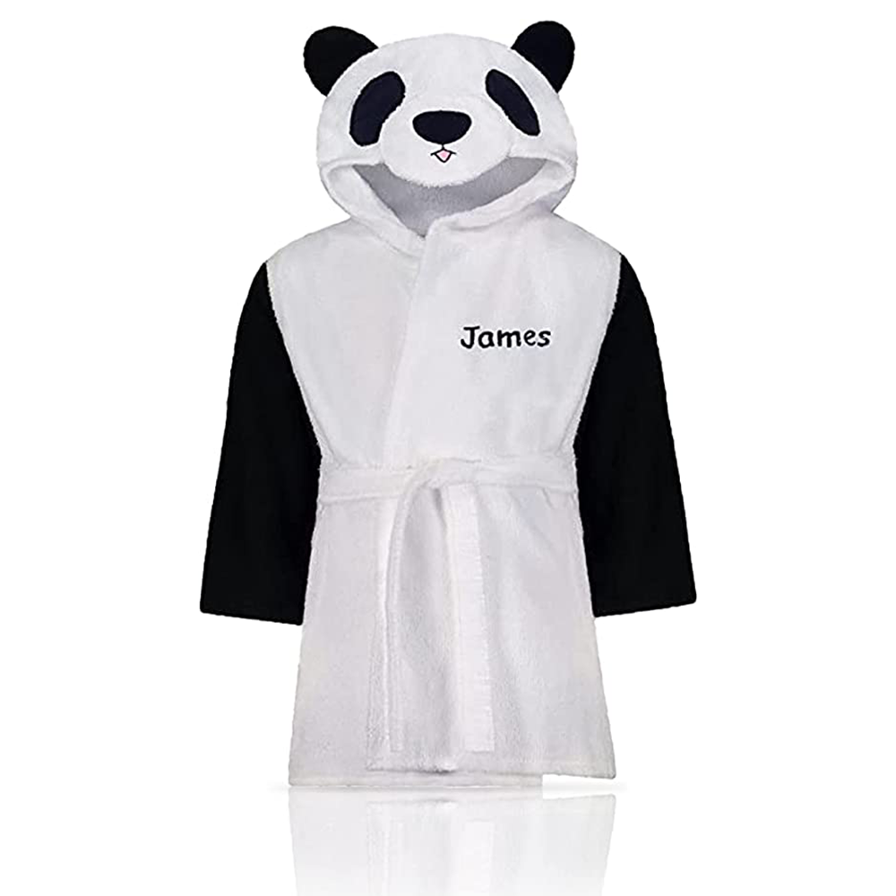 Personalized kids bathrobes - Plush Animal Hooded children's bathrobes