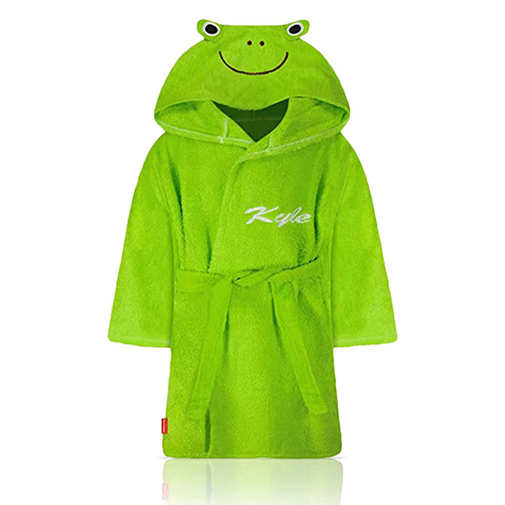Personalized kids bathrobes - Plush Animal Hooded children's bathrobes