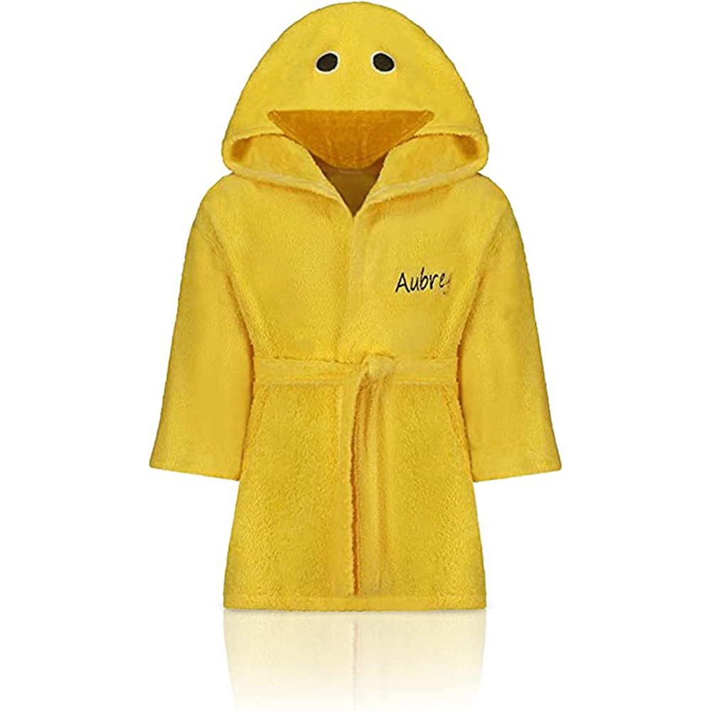 Personalized kids bathrobes - Plush Animal Hooded children's bathrobes