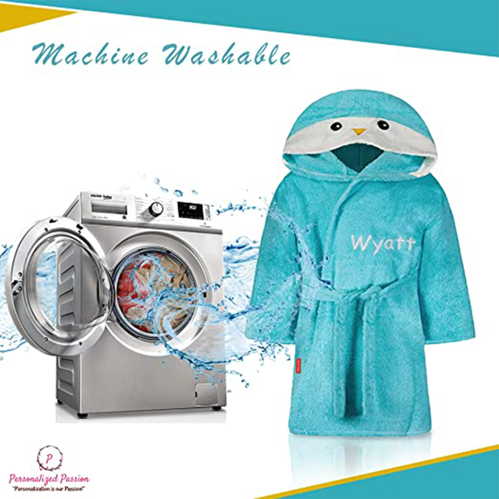 Personalized kids bathrobes - Plush Animal Hooded children's bathrobes