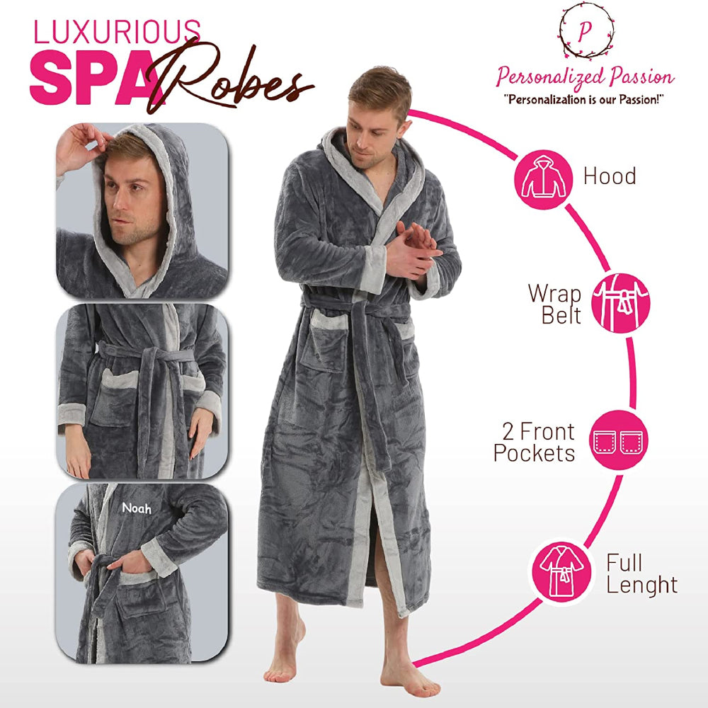 Personalized Hooded robe