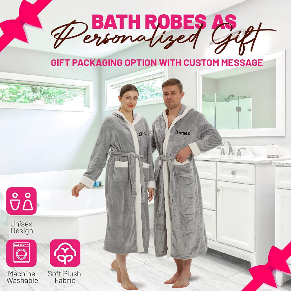 Personalized Hooded robe