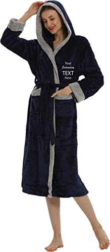 black personalized hooded robes