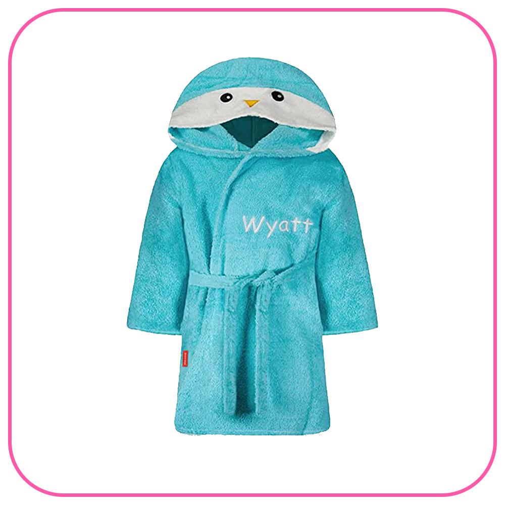 Personalized kids bathrobes - Plush Animal Hooded children's bathrobes