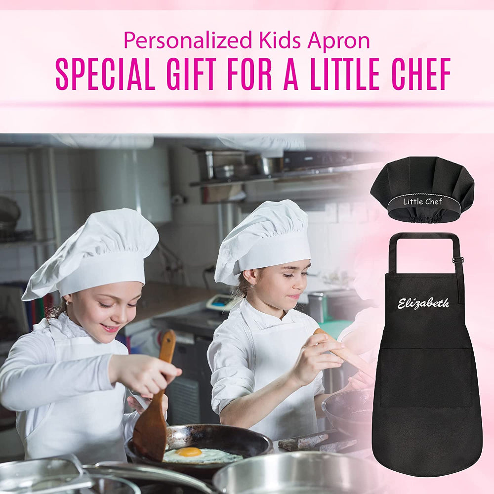 kids apron and children's chef hat