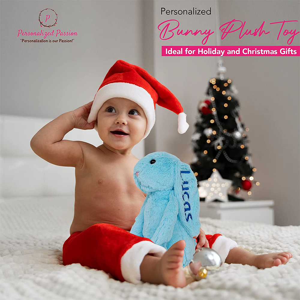 Personalized Stuffed Bunny Plush Toy
