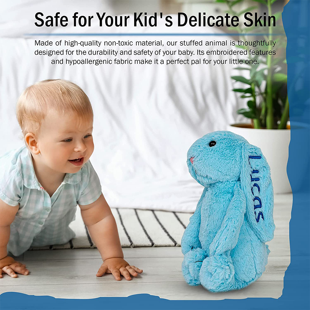 Personalized Stuffed Bunny Plush Toy