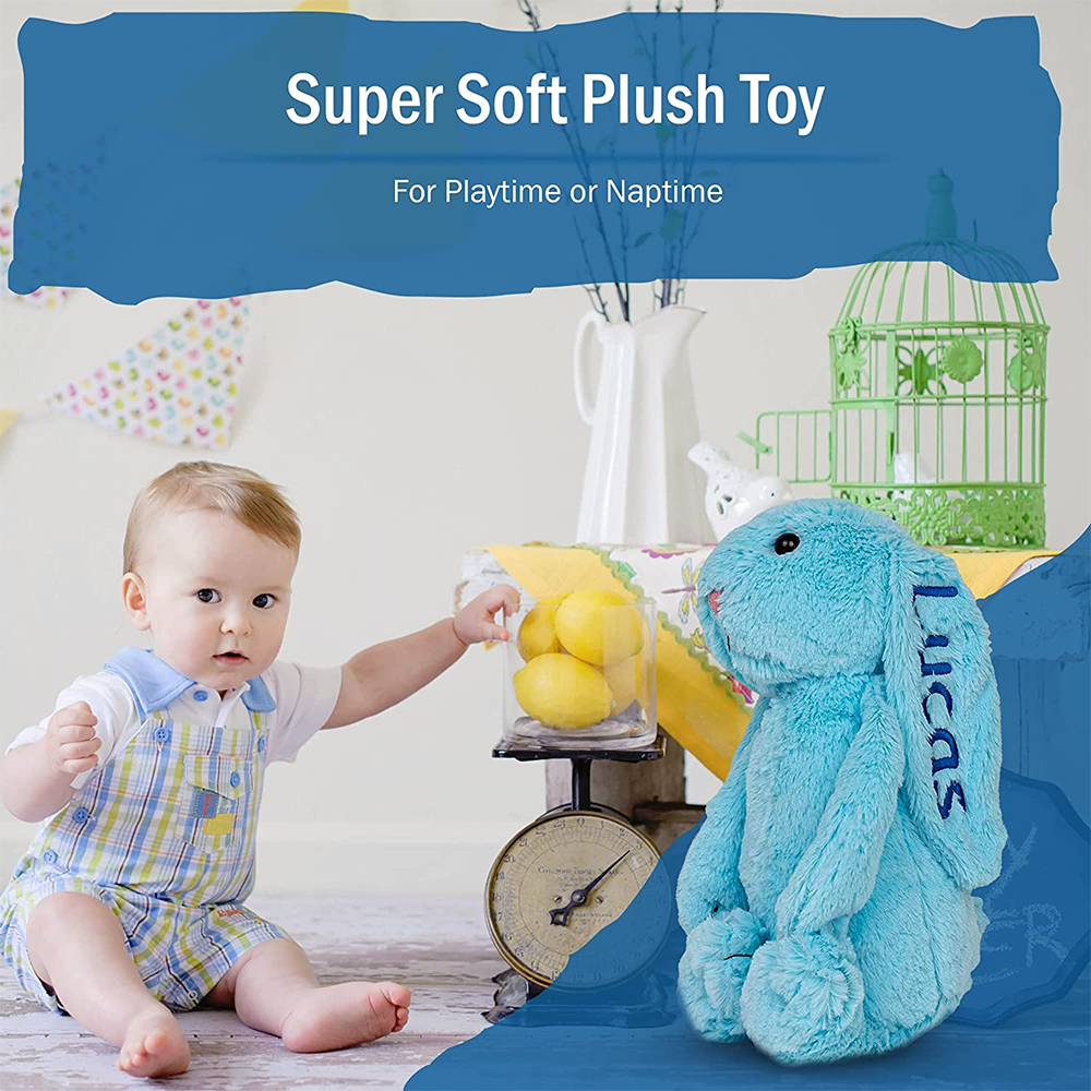 Personalized Stuffed Bunny Plush Toy - Cute Bunny Stuffed Animals