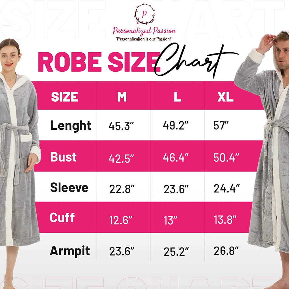 Personalized Hooded robe