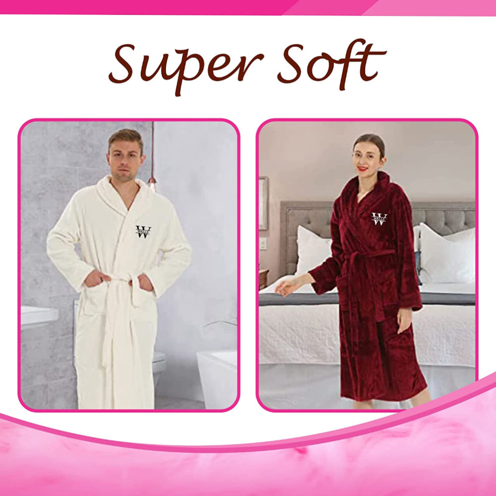 Personalized Waffle Robe for Men and Women