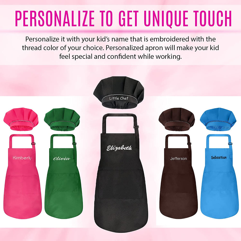 kids apron and children's chef hat