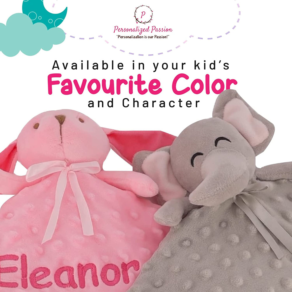 Elephant Face Stuffed Baby Blankets