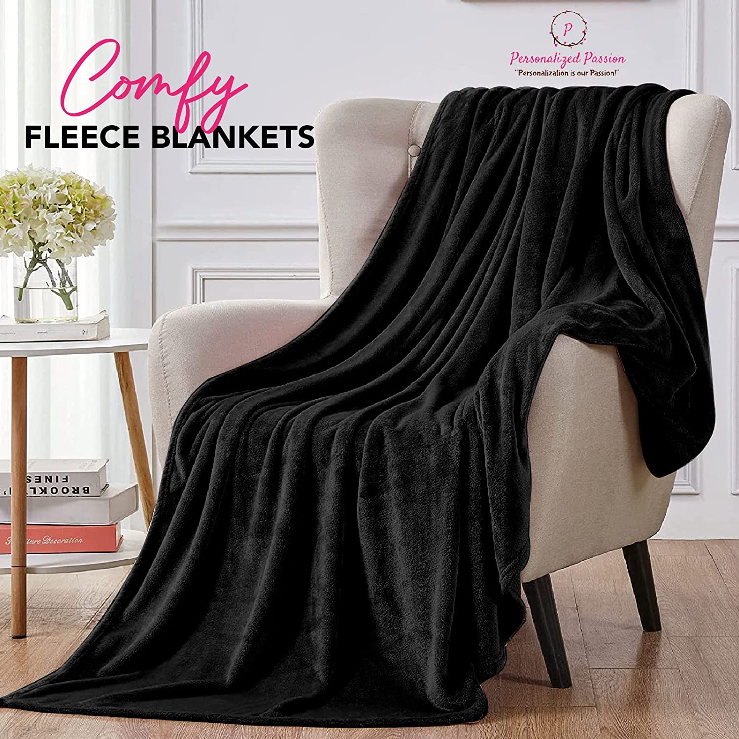 Black Soft Blanket