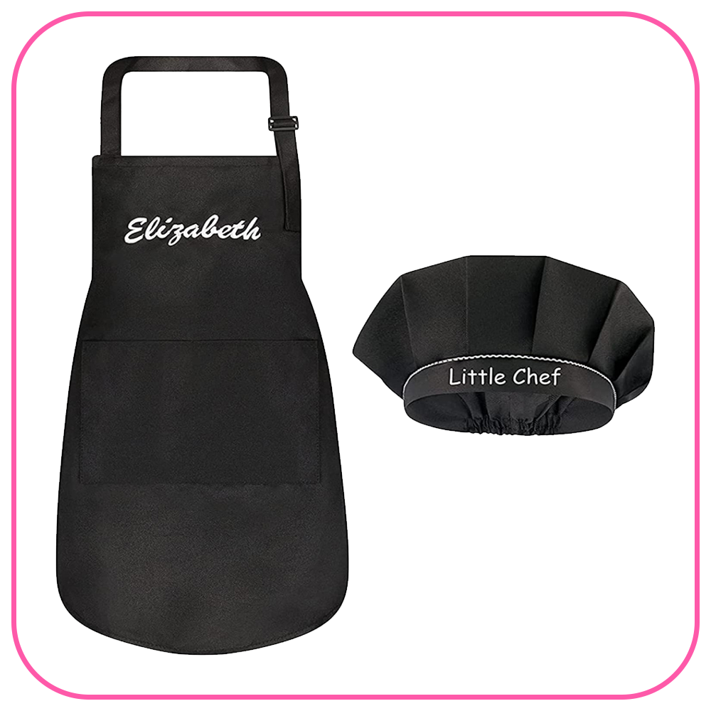 kids apron and children's chef hat