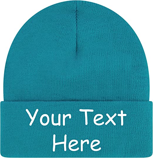 Cyanine custom beanies