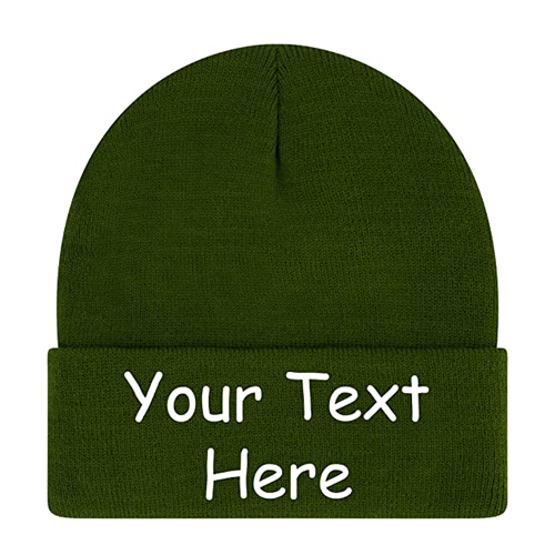 Green Custom Beanies