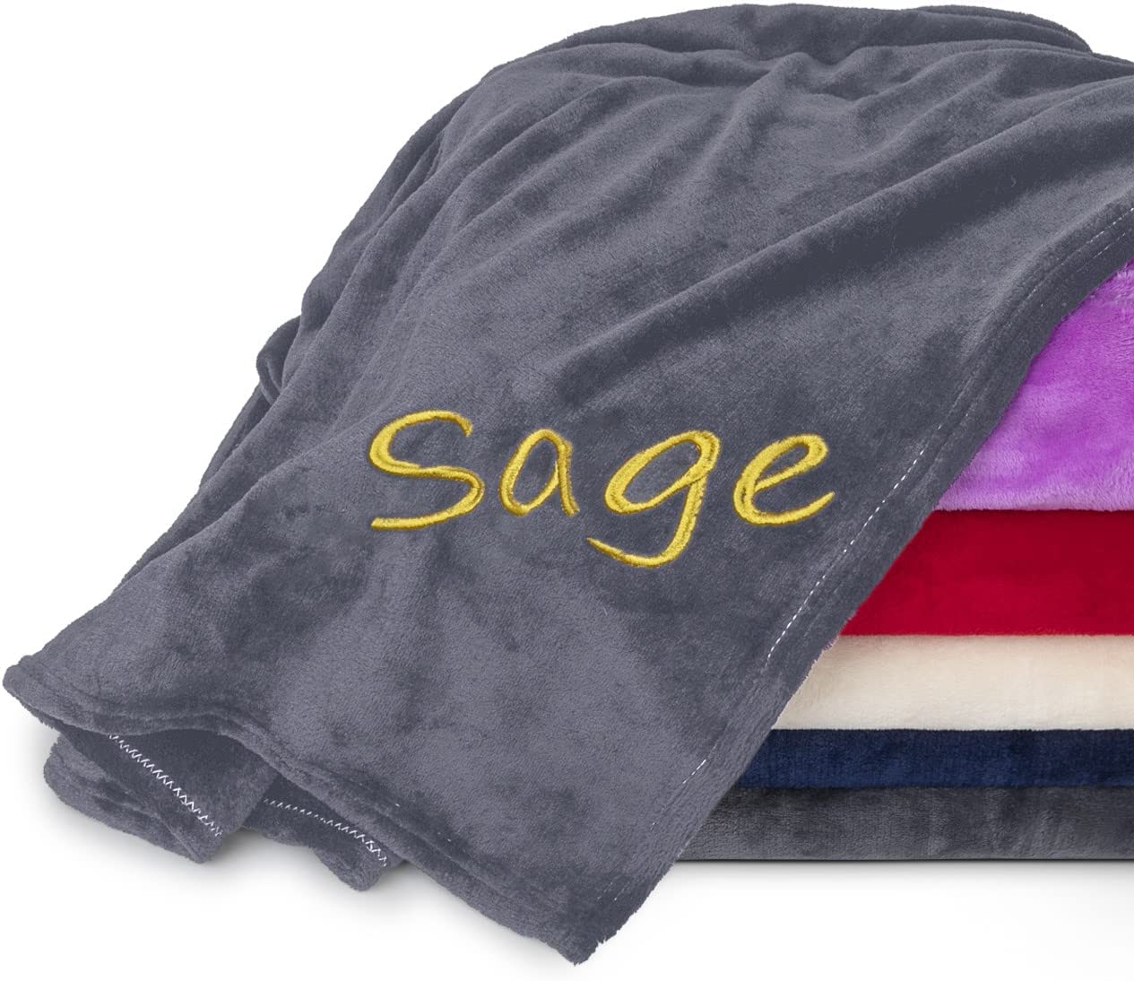 grey fleece blankets