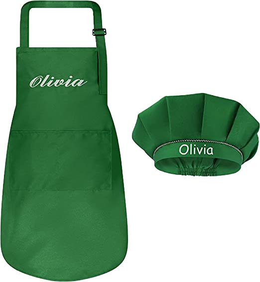 kids apron and children's chef hat