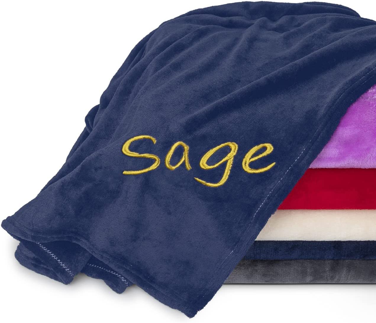 personalized fleece blankets