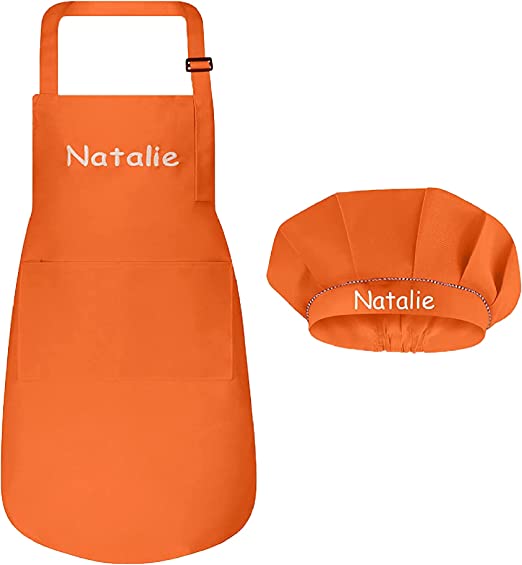 kids apron and children's chef hat