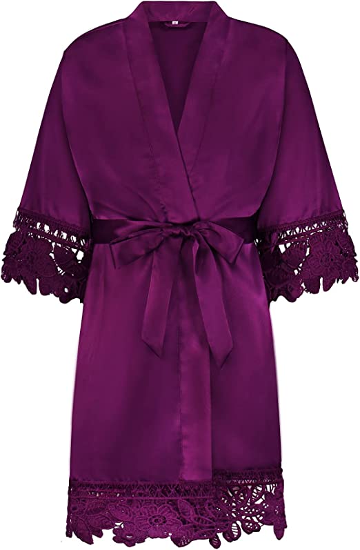 Personalized Silk Robes for Women - Bridesmaids Bathrobes