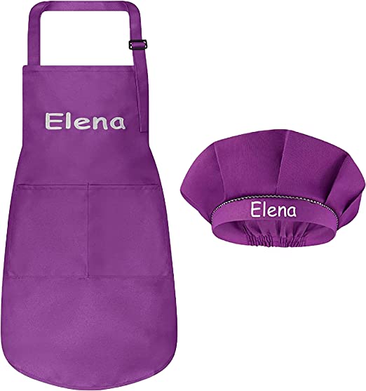 kids apron and children's chef hat