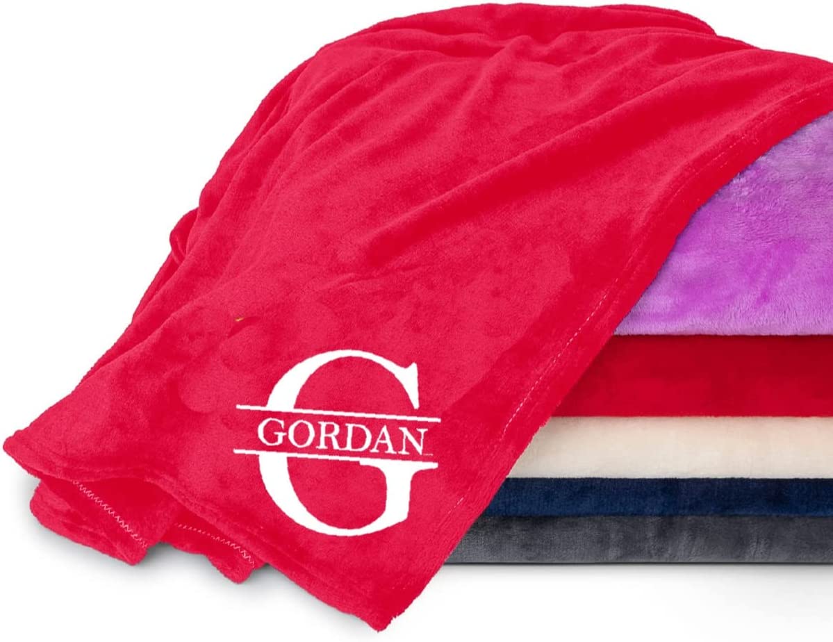 Fluffy Personalized Blankets for Adults (60x40 Inches)