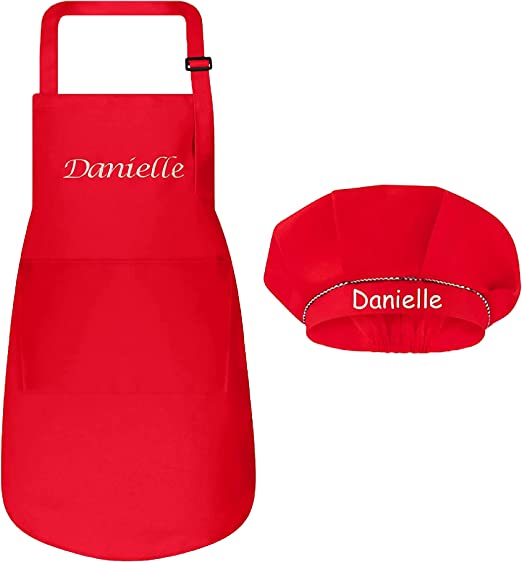 kids apron and children's chef hat