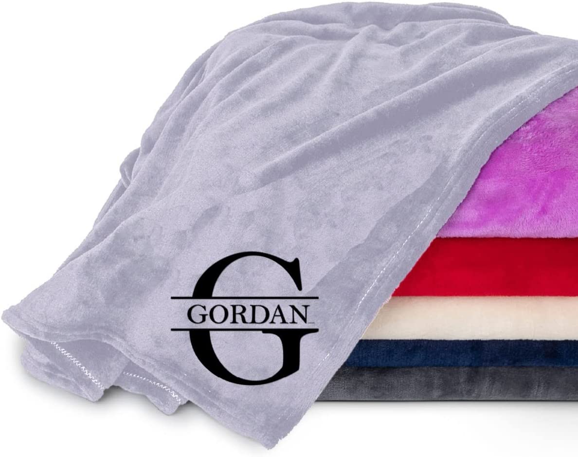 Fluffy Personalized Blankets for Adults (60x40 Inches)