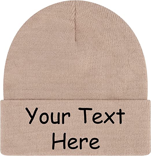 Stretchable Custom Beanies - Beanie Hats for Men and Women