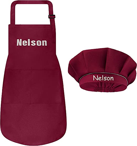 kids apron and children's chef hat