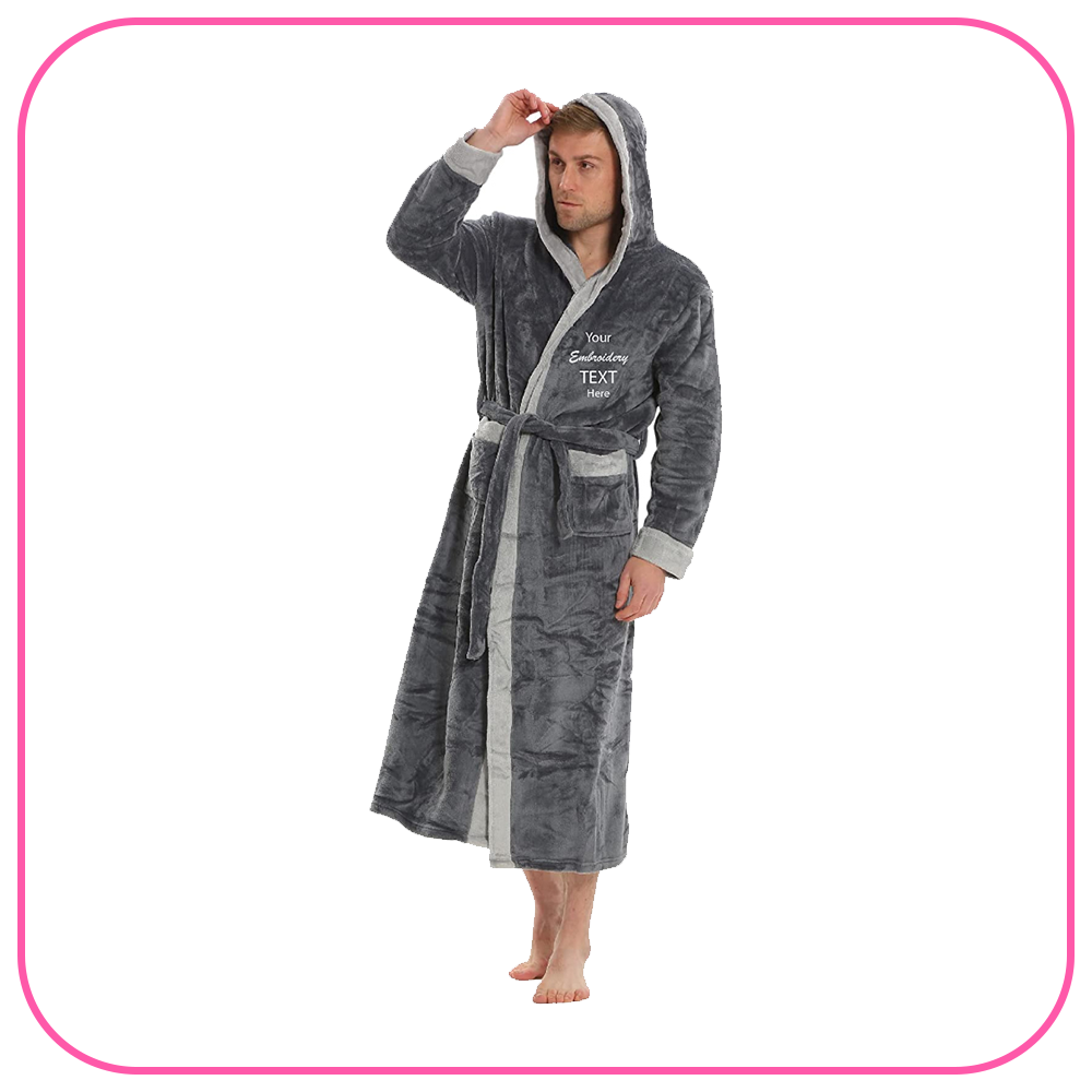 Personalized Hooded robe