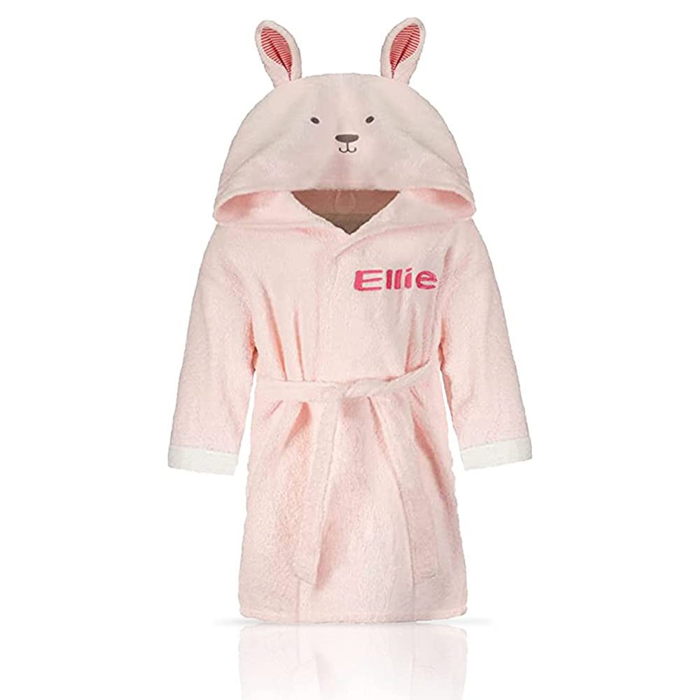 Personalized kids bathrobes - Plush Animal Hooded children's bathrobes