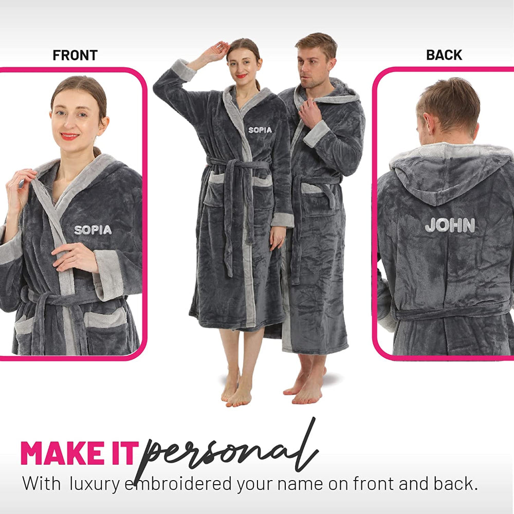 Personalized Hooded robe