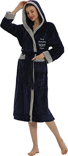 black personalized hooded robes 