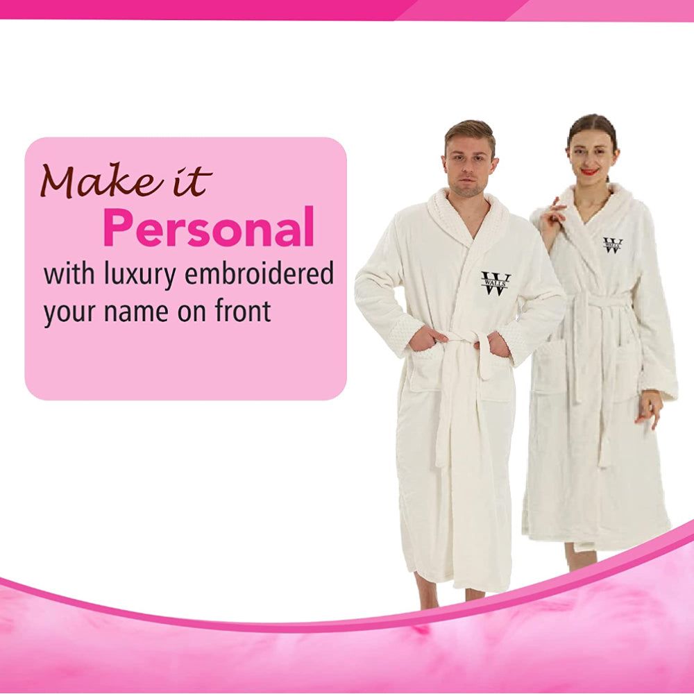 Personalized Waffle Robe for Men and Women