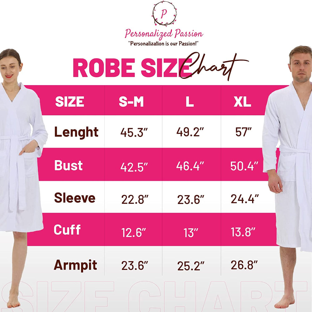 Terry Cloth Personalized Robes 