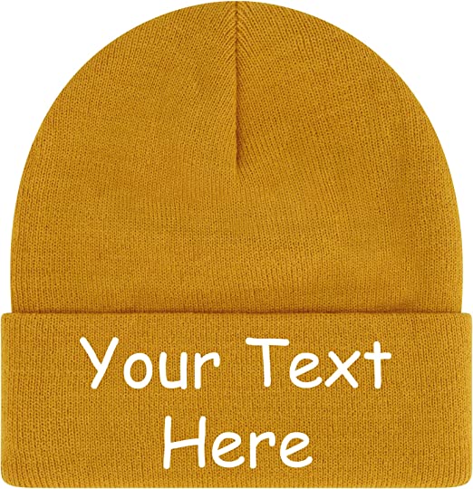 Stretchable Custom Beanies - Beanie Hats for Men and Women