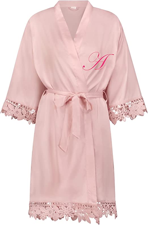 Personalized Silk Robes for Women - Bridesmaids Bathrobes