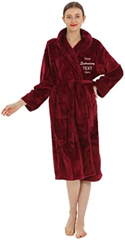 personalized robes red